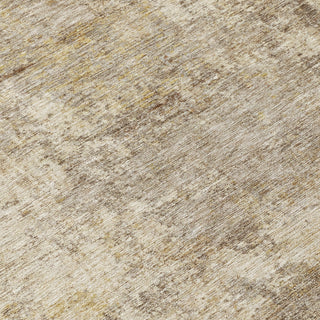 Piper Looms Chantille Abstract ACN2061 Taupe Machine Washable Area Rug Swatch Image