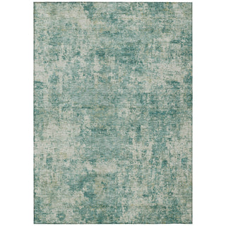 Piper Looms Chantille Abstract ACN2061 Teal Machine Washable Area Rug main image