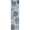 Piper Looms Chantille Geometric ACN2062 Blue Machine Washable Area Rug Runner Main Image
