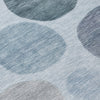 Piper Looms Chantille Geometric ACN2062 Blue Machine Washable Area Rug Swatch Image