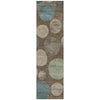 Piper Looms Chantille Geometric ACN2062 Chocolate Machine Washable Area Rug Runner Main Image