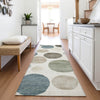 Piper Looms Chantille Geometric ACN2062 Ivory Machine Washable Area Rug Runner Lifestyle Image Feature