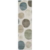 Piper Looms Chantille Geometric ACN2062 Ivory Machine Washable Area Rug Runner Main Image