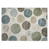 Piper Looms Chantille Geometric ACN2062 Ivory Machine Washable Area Rug Scatter Main Image