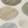 Piper Looms Chantille Geometric ACN2062 Ivory Machine Washable Area Rug Swatch Image