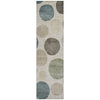 Piper Looms Chantille Geometric ACN2062 Khaki Machine Washable Area Rug Runner Main Image