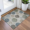 Piper Looms Chantille Geometric ACN2062 Khaki Machine Washable Area Rug Scatter Lifestyle Image Feature