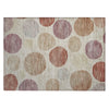 Piper Looms Chantille Geometric ACN2062 Salmon Machine Washable Area Rug Scatter Main Image
