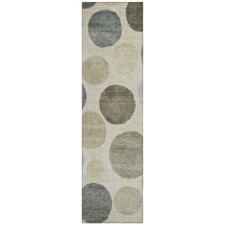 Piper Looms Chantille Geometric ACN2062 Taupe Machine Washable Area Rug Runner Main Image