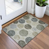 Piper Looms Chantille Geometric ACN2062 Taupe Machine Washable Area Rug Scatter Lifestyle Image Feature