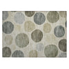 Piper Looms Chantille Geometric ACN2062 Taupe Machine Washable Area Rug Scatter Main Image