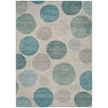 Piper Looms Chantille Geometric ACN2062 Teal Machine Washable Area Rug main image