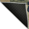 Piper Looms Chantille Abstract ACN2063 Navy Machine Washable Area Rug Backing Image