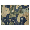 Piper Looms Chantille Abstract ACN2063 Navy Machine Washable Area Rug Scatter Main Image