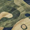 Piper Looms Chantille Abstract ACN2063 Navy Machine Washable Area Rug Swatch Image