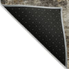 Piper Looms Chantille Abstract ACN2064 Brown Machine Washable Area Rug Backing Image