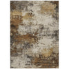 Piper Looms Chantille Abstract ACN2064 Brown Machine Washable Area Rug main image