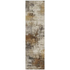 Piper Looms Chantille Abstract ACN2064 Brown Machine Washable Area Rug Runner Main Image