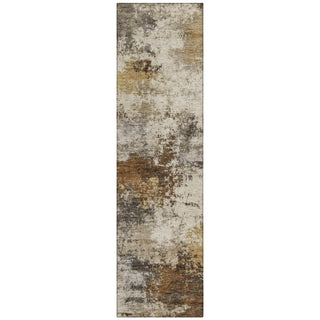 Piper Looms Chantille Abstract ACN2064 Brown Machine Washable Area Rug Runner Main Image