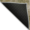 Piper Looms Chantille Abstract ACN2064 Copper Machine Washable Area Rug Backing Image
