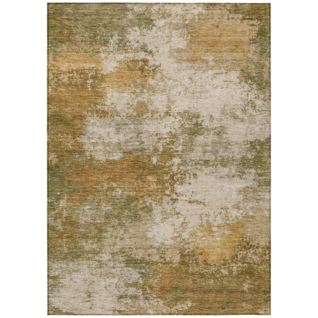 Piper Looms Chantille Abstract ACN2064 Copper Machine Washable Area Rug main image