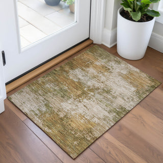 Piper Looms Chantille Abstract ACN2064 Copper Machine Washable Area Rug Scatter Lifestyle Image Feature