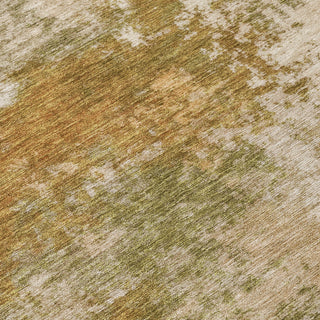 Piper Looms Chantille Abstract ACN2064 Copper Machine Washable Area Rug Swatch Image