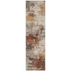 Piper Looms Chantille Abstract ACN2064 Paprika Machine Washable Area Rug Runner Main Image