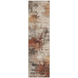 Piper Looms Chantille Abstract ACN2064 Paprika Machine Washable Area Rug Runner Main Image
