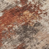 Piper Looms Chantille Abstract ACN2064 Paprika Machine Washable Area Rug Swatch Image