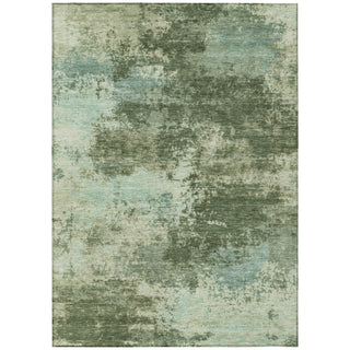 Piper Looms Chantille Abstract ACN2065 Aloe Machine Washable Area Rug main image