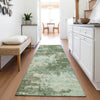 Piper Looms Chantille Abstract ACN2065 Aloe Machine Washable Area Rug Runner Lifestyle Image Feature
