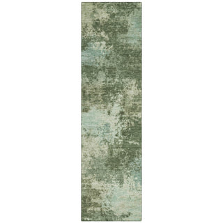Piper Looms Chantille Abstract ACN2065 Aloe Machine Washable Area Rug Runner Main Image