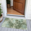 Piper Looms Chantille Abstract ACN2065 Aloe Machine Washable Area Rug Scatter Outdoor Lifestyle Image Feature
