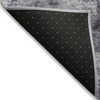 Piper Looms Chantille Abstract ACN2065 Purple Machine Washable Area Rug Backing Image