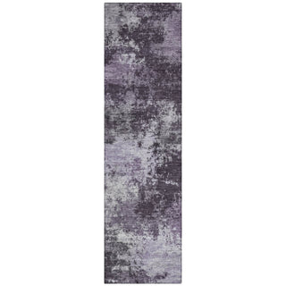 Piper Looms Chantille Abstract ACN2065 Purple Machine Washable Area Rug Runner Main Image