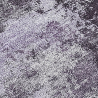 Piper Looms Chantille Abstract ACN2065 Purple Machine Washable Area Rug Swatch Image