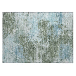 Piper Looms Chantille Abstract ACN2065 Sage Machine Washable Area Rug Scatter Main Image