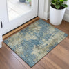 Piper Looms Chantille Abstract ACN2066 Blue Machine Washable Area Rug Scatter Lifestyle Image Feature