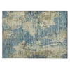 Piper Looms Chantille Abstract ACN2066 Blue Machine Washable Area Rug Scatter Main Image
