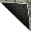 Piper Looms Chantille Abstract ACN2066 Brown Machine Washable Area Rug Backing Image