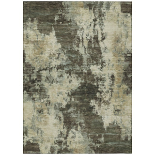 Piper Looms Chantille Abstract ACN2066 Brown Machine Washable Area Rug main image
