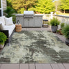 Piper Looms Chantille Abstract ACN2066 Brown Machine Washable Area Rug Outdoor Lifestyle Image Feature