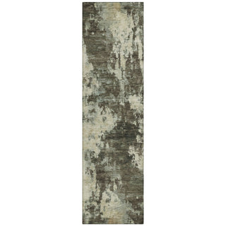 Piper Looms Chantille Abstract ACN2066 Brown Machine Washable Area Rug Runner Main Image