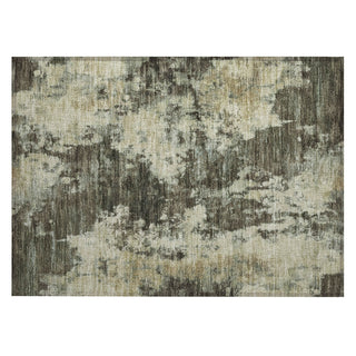 Piper Looms Chantille Abstract ACN2066 Brown Machine Washable Area Rug Scatter Main Image