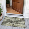 Piper Looms Chantille Abstract ACN2066 Brown Machine Washable Area Rug Scatter Outdoor Lifestyle Image Feature