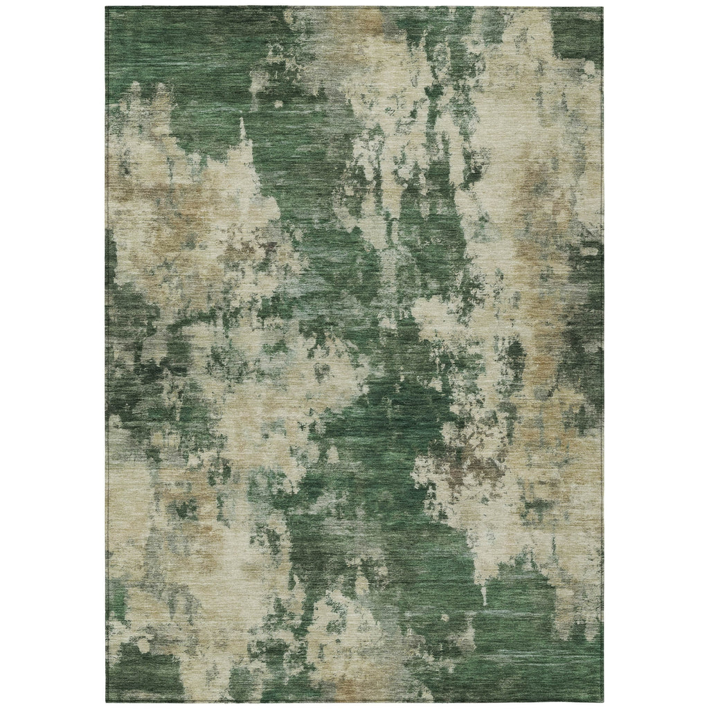 Piper Looms Chantille Abstract ACN2066 Fern Machine Washable Area Rug main image