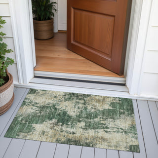 Piper Looms Chantille Abstract ACN2066 Fern Machine Washable Area Rug Scatter Outdoor Lifestyle Image Feature