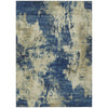 Piper Looms Chantille Abstract ACN2066 Navy Machine Washable Area Rug main image