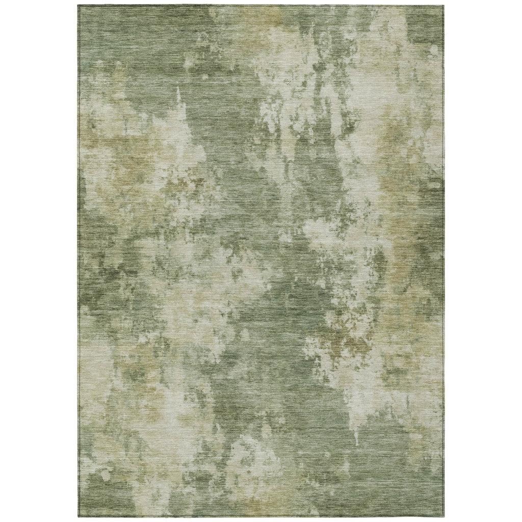 Piper Looms Chantille Abstract ACN2066 Sage Machine Washable Area Rug main image